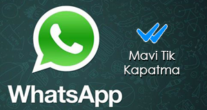 WhatsApp Mavi Tik Nasıl Kapatılır ?