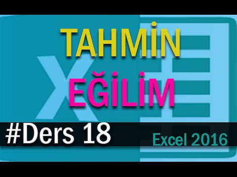 Excel’de Tahmin ve Eğilim | Excel Eğitimi #18