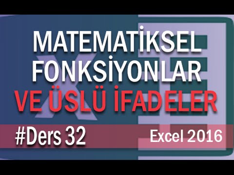Eğer ile Üslü İfadeler ve Matematiksel Fonksiyon İşlemi| Excel Eğitimi #32