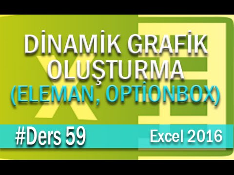 Dinamik Grafik Oluşturma (Eleman Fonksiyonu, Option Box) | Excel Eğitimi #59