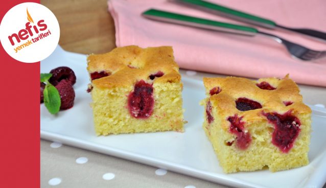 Frambuazlı Kek Tarifi  | Meyveli Yumuşacık Kek Nasıl Yapılır?