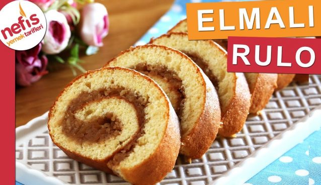 Sünger gibi keki ile ELMALI RULO – Kolayca Sarılır ?