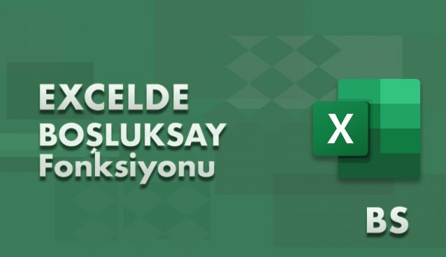 BOŞLUKSAY (COUNTBLANK) Fonksiyonu | Excel Dersleri