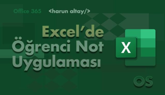 ÖĞRENCİ NOT UYGULAMASI | Excel'de İç içe formül kullanmak